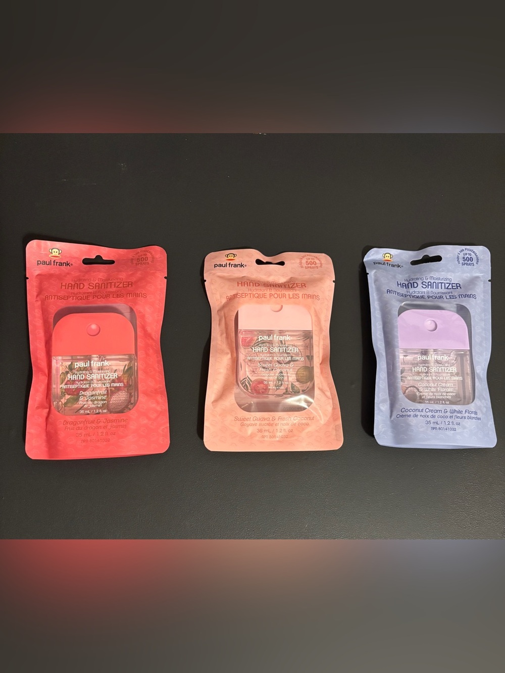 Paul Frank Hand Sanitizers - New - Great for Purse or Car -  Up to 500 Sprays